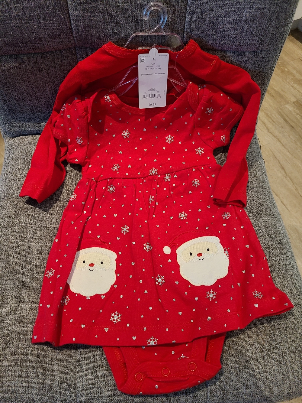 New Baby girl Romper Christmas Outfit